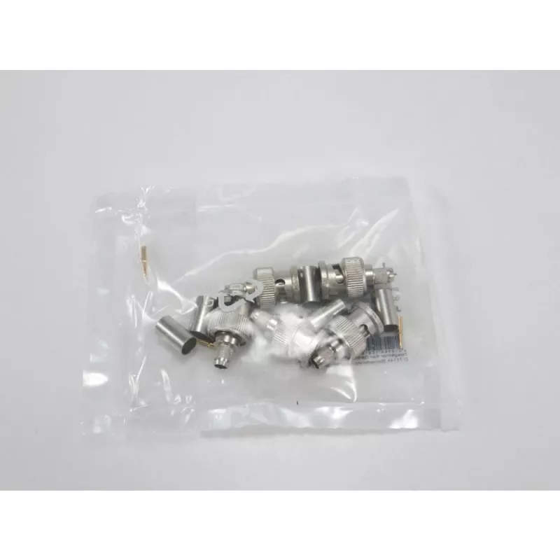 Telegärtner conector macho BNC crimp G02 75 Ohm para RG-59B/U, UG-1789/U, macho, pack de 5 J01002A1288Y