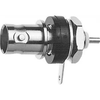 Telegärtner BNC conector hembra embutido, aislado 75 ohmios, con arandelas aislantes azules, serie Z03 J01003D1286