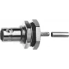 Telegärtner BNC conector hembra embutido crimp/crimp 50 ohmios para RG-316/U, níquel/oro