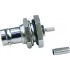 Telegärtner BNC conector hembra embutido crimp/crimp 50 ohmios para RG-316/U, níquel/oro