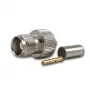 TELEGÄRTNER TNC conector hembra para RG-58, 50 ohmios, crimp/soldadura, DC-11 GHz
