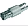 TELEGÄRTNER adaptador coaxial BNC hembra a BNC hembra, 50 ohmios, latón niquelado, tubo recto J01004A0618