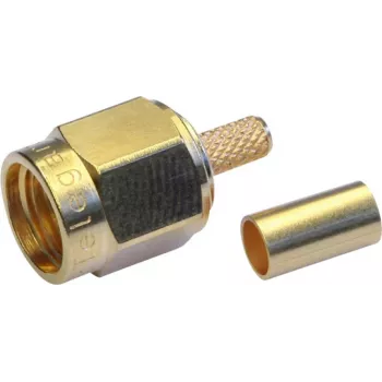 TELEGÄRTNER SMA conector macho crimp/soldadura para G08 (RD-316) oro J01150A0021