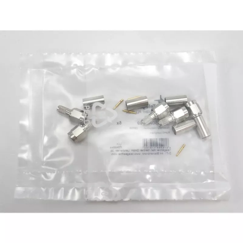 Telegärtner J01150A0049 conector SMA macho, recto, 50 ohmios