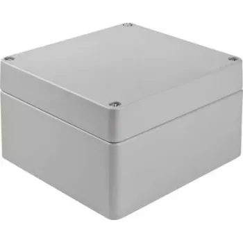 Bopla carcasa universal 180 x 180 x 101 mm aluminio fundido a presión gris plata RAL 7001 IP66 A 127 01127000.H