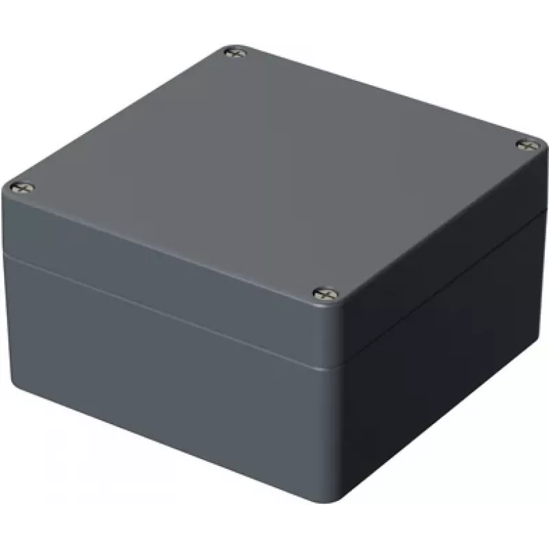Bopla A 127 caja universal, 180 x 180 x 101 mm, aluminio, gris plata (RAL 7001) (01127000.H)