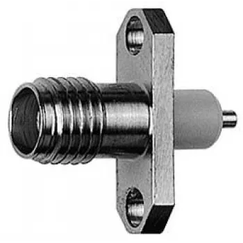 Telegärtner SMA conector hembra embutido con brida Z28, oro (estándar) - 5 uds. (J01151A0631)