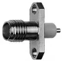 Telegärtner SMA conector hembra embutido con brida Z28, oro (estándar) - 5 uds. (J01151A0631)