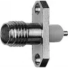 Telegärtner SMA conector hembra embutido con brida Z28, oro (estándar) - 5 uds. (J01151A0631)
