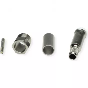 TELEGÄRTNER TEGA J01701A0007Z FME conector hembra de cable crimp RG58C/U 50 ohmios níquel/oro