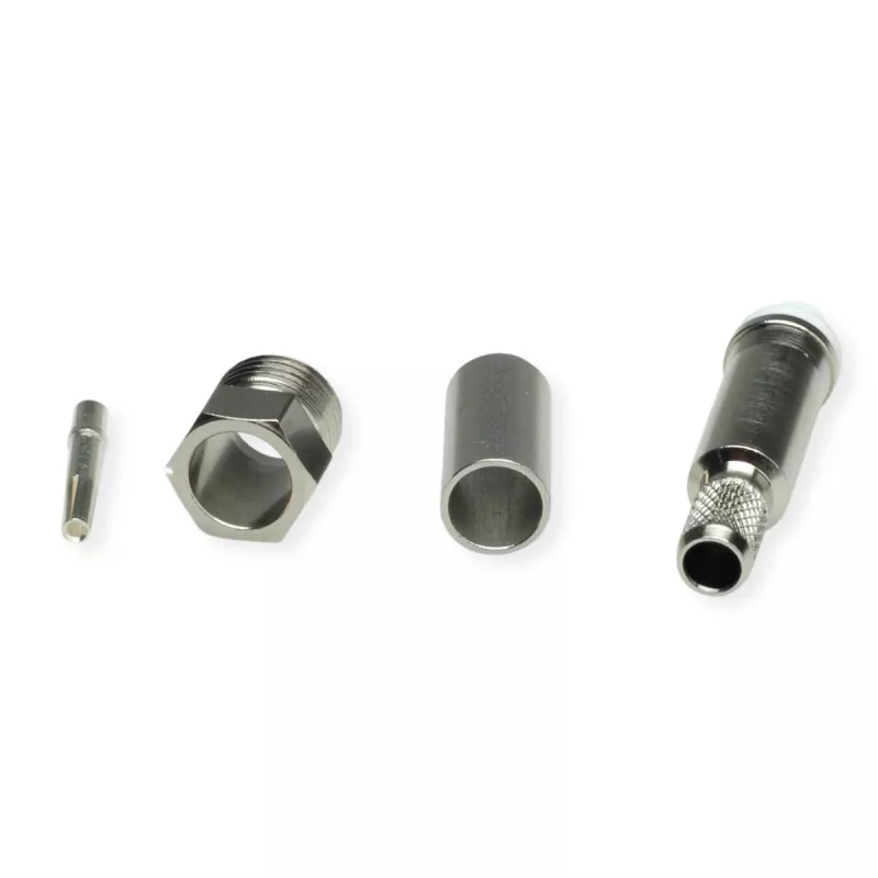 TELEGÄRTNER TEGA J01701A0007Z FME conector hembra de cable crimp RG58C/U 50 ohmios níquel/oro