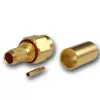 Telegärtner conector SMA para cable de crimpado/soldadura G01, RG-58C/U, dorado, 1 pieza (J01150A0041Z)