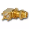 Telegärtner SMA conector hembra embutido acodado, 50 ohmios, dorado, Z25/Z55 J01151A0201Z
