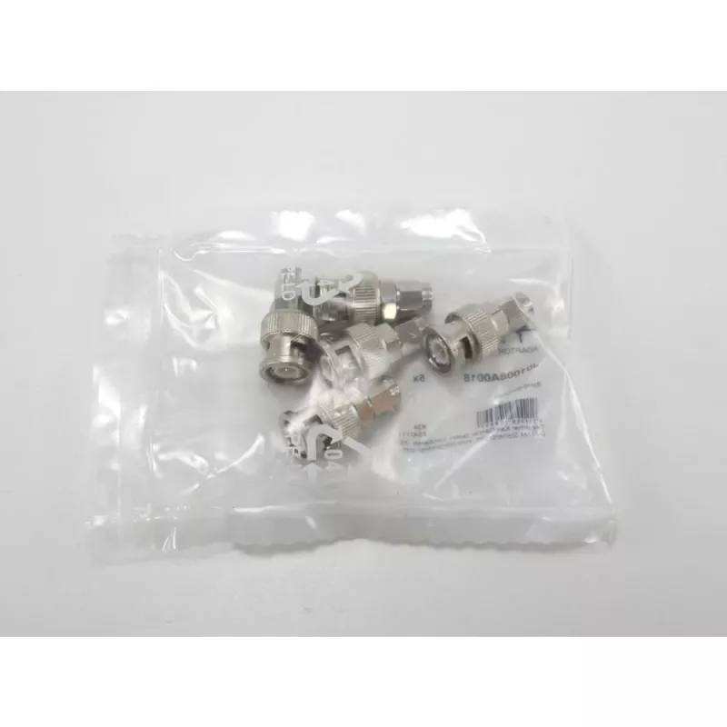 Telegärtner Adaptador coaxial BNC macho a SMA macho, 50 ohmios, DC-4 GHz, latón niquelado J01008A0018