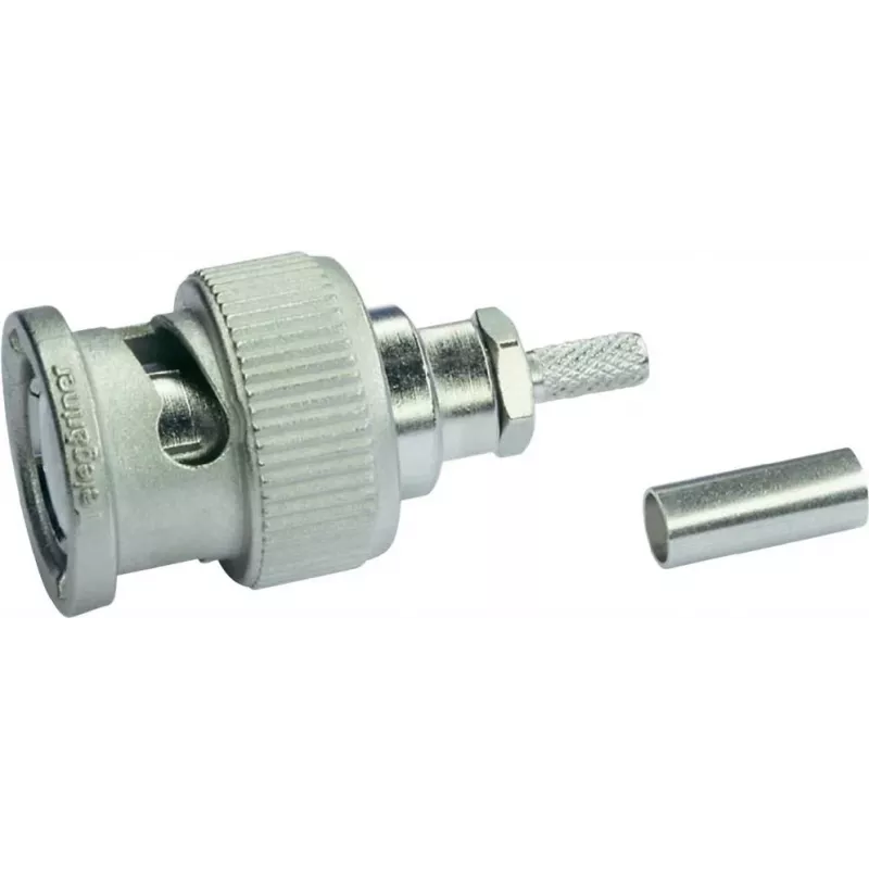 Telegärtner Conector macho BNC para cable crimp G07 / G29 50 ohmios, Professional, para RG-316/U y 0,45/1,4, 1 unidad J01000A1294