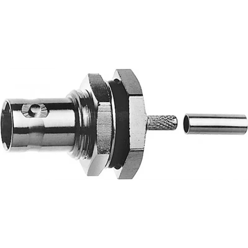 Telegärtner Conector hembra BNC de montaje crimp 75 ohmios para RG-179 B/U, G04