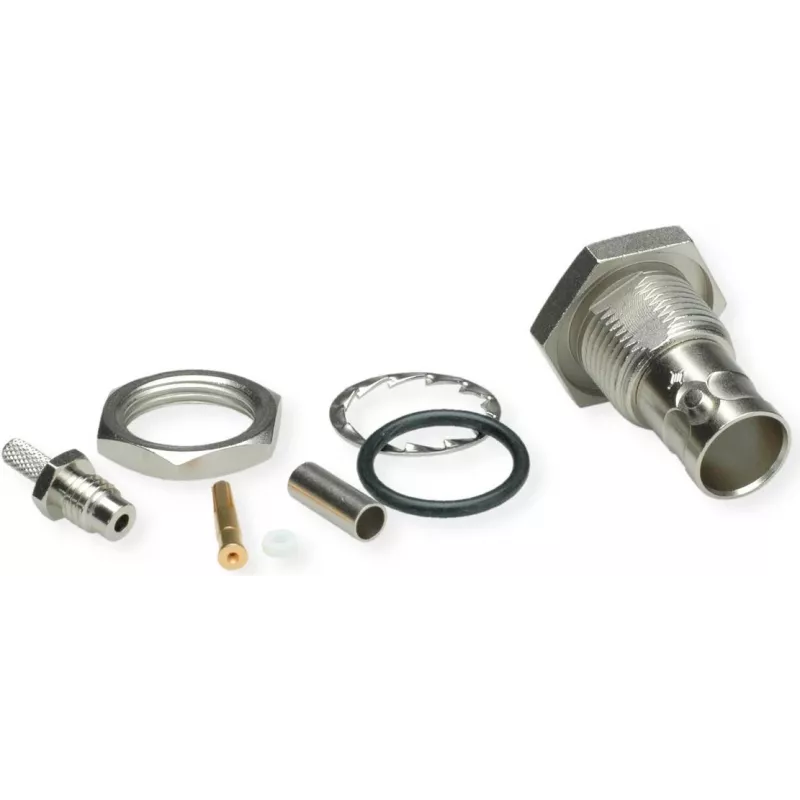 Telegärtner Conector hembra BNC de montaje crimp 75 ohmios para RG-179 B/U, G04