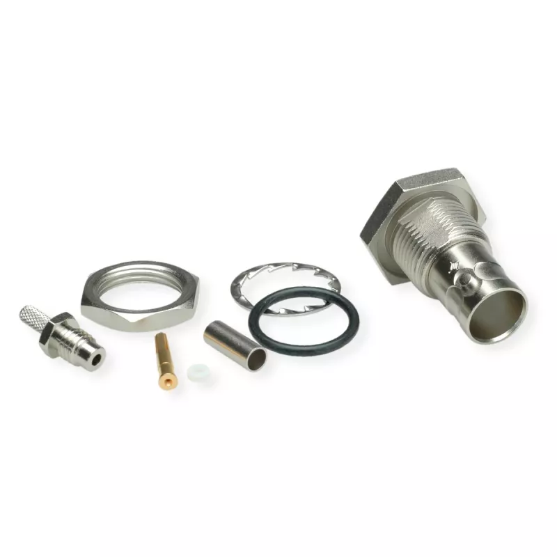 Telegärtner Conector hembra BNC de montaje crimp 75 ohmios para RG-179 B/U, G04