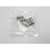 TELEGÄRTNER J01008F0068 Adaptador coaxial BNC hembra a FME macho, 50 ohmios, recto, latón niquelado