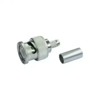 Telegärtner Conector macho BNC crimp Professional, 50 ohmios, para LMR-240, pack de 5