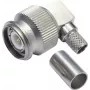 Telegärtner Conector macho acodado TNC crimp, 50 ohmios, para cable G30, pack de 5 J01010A0037