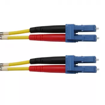 TELEGÄRTNER Cable de parcheo LC a LC monomodo OS2 dúplex, 5 m, amarillo