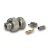 Telegärtner Conector macho BNC crimp 50 ohmios para RG-178 B/U, recto, niquelado/dorado, 1 ud.