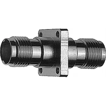 Telegärtner Adaptador coaxial TNC hembra a TNC hembra recto, 50 ohmios, DC hasta 11 GHz, latón niquelado