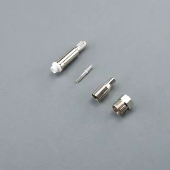 Telegärtner Conector hembra FME crimp para RG-316/U, 50 ohmios, níquel/oro, 1 ud. J01701A0008Z