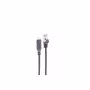 SHIVERPEAKS Cable adaptador USB-C a RJ45 Gigabit Ethernet, aluminio, negro, 1m (BS14-51025)