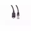 SHIVERPEAKS Cable adaptador USB-C a RJ45 Gigabit Ethernet, aluminio, negro, 1m (BS14-51025)
