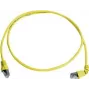 Telegärtner 100008019 Cable de parcheo CAT 6a S/FTP, RJ45, 1 m, amarillo, LSZH, ignífugo