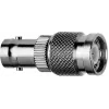 Telegärtner Adaptador conector hembra BNC a conector macho TNC, 50 ohmios, latón niquelado, DC-4 GHz, recto