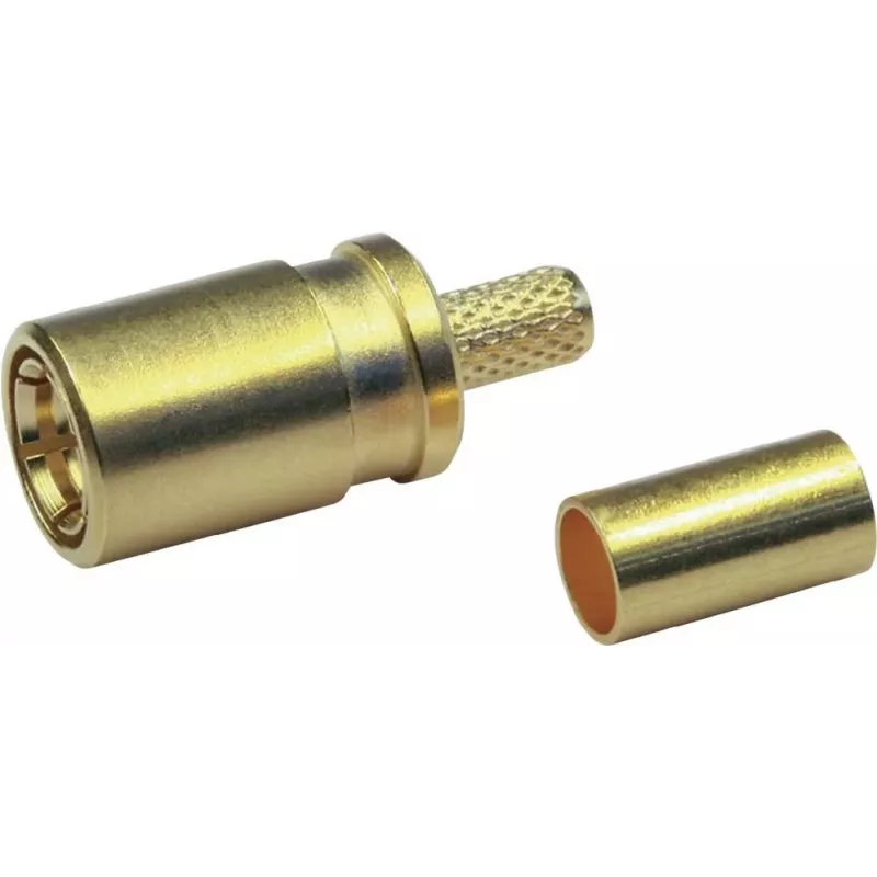 Telegärtner Conector hembra SMB recto para montaje en PCB y panel 50 ohmios J01161A0691