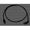 Telegärtner 100008676 cable de conexión CAT 6a S/FTP RJ45, 5 m, negro, ignífugo, con protección antidobleces