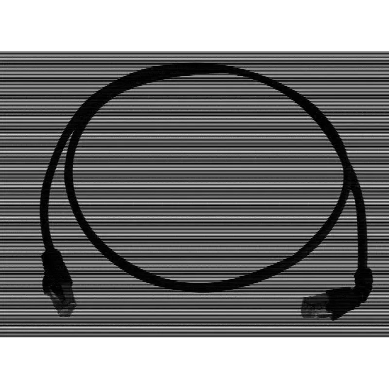 Telegärtner 100008676 cable de conexión CAT 6a S/FTP RJ45, 5 m, negro, ignífugo, con protección antidobleces