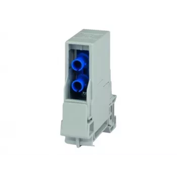 TELEGÄRTNER Módulo de conexión de fibra óptica para carril DIN STX con adaptadores ST y SC-Duplex, monomodo/multimodo H82000A0022