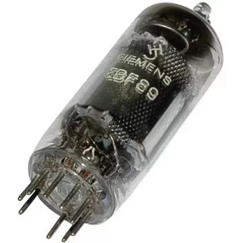 SIEMENS EBF 89 = 6 DC 8 Válvula de vacío duodiodo-pentodo de mu variable, zócalo noval, 9 pines