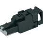TELEGÄRTNER UFP8 conector RJ45 de montaje en campo, Cat 6a, no apantallado, IDC sin herramientas, con protector antiacodamiento J00026A3000