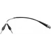 Telegärtner L00010A1845 cable de medición coaxial de 1 m BNC a doble banana, negro