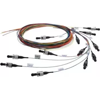 TELEGÄRTNER pigtail SC multimodo OM3 con lengüeta de soldadura, 50/125 µm L00889A0034