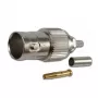 Telegärtner conector hembra BNC de cable crimp G04 75 ohmios para RG-179B/U, pack de 5 J01003B0021
