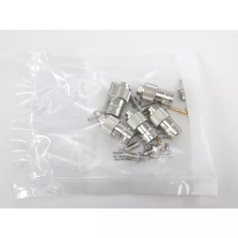 Telegärtner conector hembra BNC de cable crimp G04 75 ohmios para RG-179B/U, pack de 5 J01003B0021