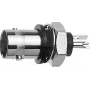 Telegärtner conector hembra BNC de montaje, aislado 50 ohmios, brida aislante azul, serie Z01 J01001B0043