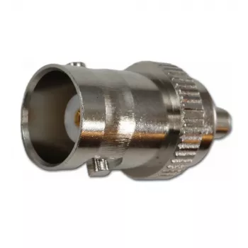 Telegärtner adaptador coaxial conector hembra BNC a conector macho SMB, 50 ohmios, recto J01008F0033