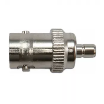 Telegärtner adaptador coaxial conector hembra BNC a conector macho SMB, 50 ohmios, recto J01008F0033