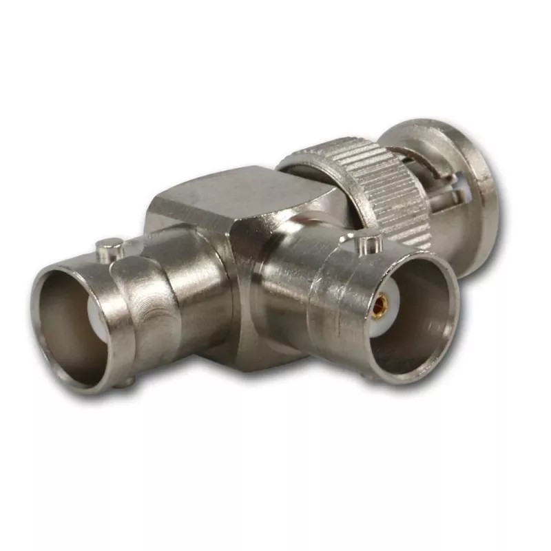 Telegärtner J01004A0616 adaptador BNC, BNC macho a 2x BNC hembra
