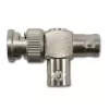 Telegärtner J01004A0616 adaptador BNC, BNC macho a 2x BNC hembra