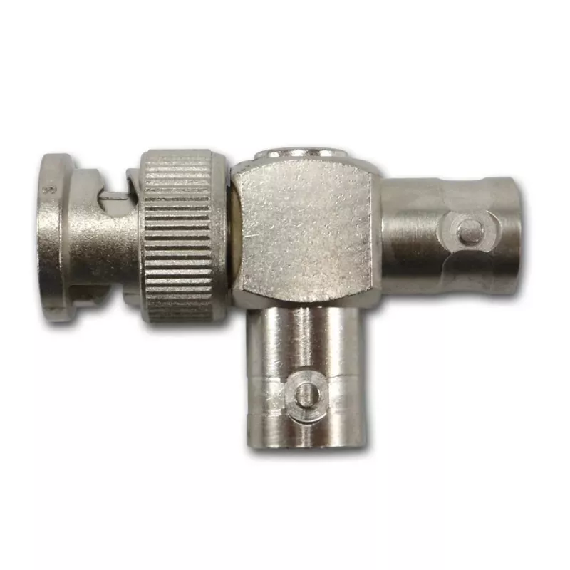 Telegärtner J01004A0616 adaptador BNC, BNC macho a 2x BNC hembra