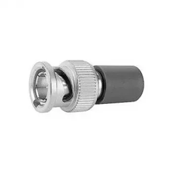 Telegärtner resistencia de terminación BNC 75 ohmios, conector macho, 1 W, DC-1 GHz, latón niquelado, J01006A0001